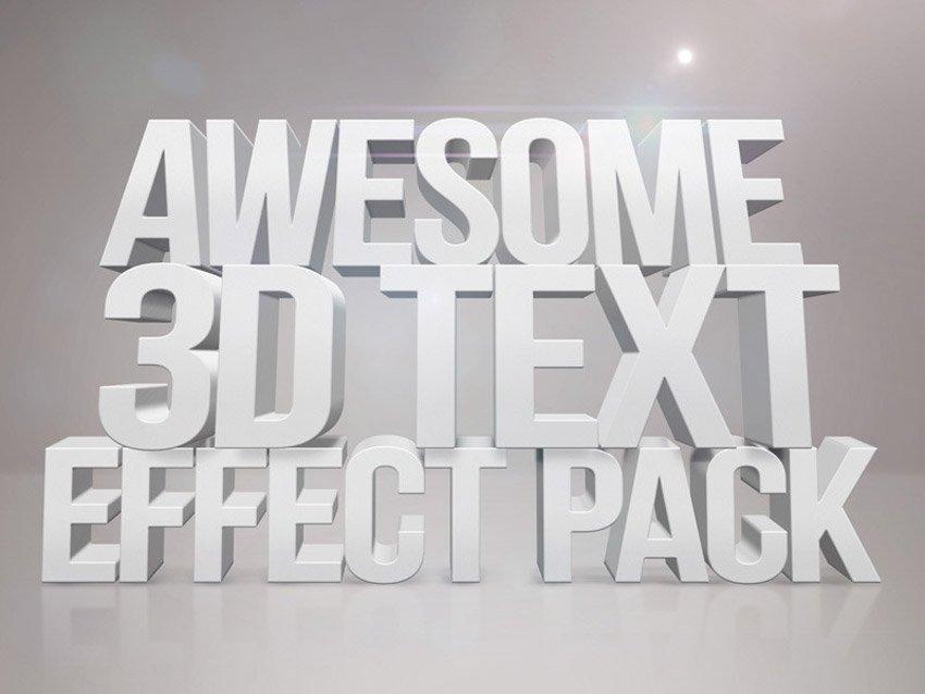 50 erstaunliche 3D-Text-Tutorials für Photoshop und Illustrator (Anfänger bis Fortgeschrittene)