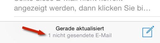 „1 nicht gesendete E-Mail“ auf dem iPhone – was tun?