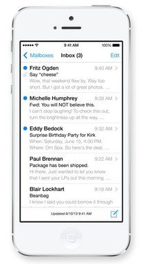 iOS 7: Das ist die neue Mail-App
