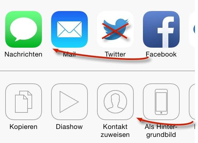 iOS 8: Apps sortieren im „Öffnen in“-Fenster