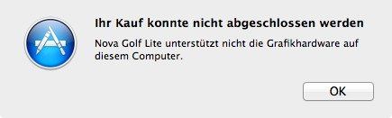 Mac App Store prüft Grafikhardware beim Software-Kauf