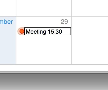 OS X Kalender-Tipp: Ort und Uhrzeit schneller eintragen